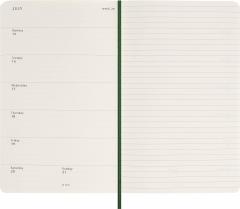Agenda 2024 - 12-Months Weekly Planner - Large, Soft Cover - Myrtle Green