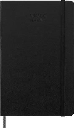 Agenda nedatata - 12-Month Weekly Planner - Large, Hard Cover - Black