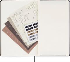 Agenda nedatata - 12-Month Weekly Planner - Large, Hard Cover - Black