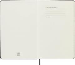 Agenda nedatata - 12-Month Weekly Planner - Large, Hard Cover - Black