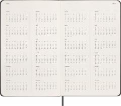 Agenda nedatata - 12-Month Weekly Planner - Large, Hard Cover - Black