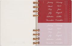 Agenda nedatata - Spiral Planner - XL, Hard Cover - Crush Grape
