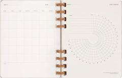 Agenda nedatata - Spiral Planner - XL, Hard Cover - Crush Grape