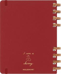 Agenda nedatata - Spiral Planner - XL, Hard Cover - Crush Cherry