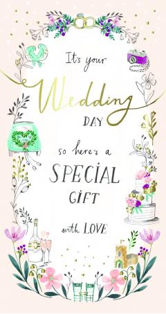 Felicitare-plic pentru nunta - Special Gift