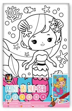 Set pictura pe numere - Sirena
