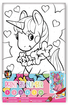 Set pictura pe numere - Unicorn