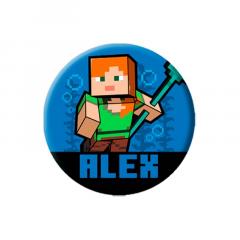 Set 6 insigne - Minecraft - Mix X4