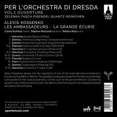 Per l'Orchestra di Dresda