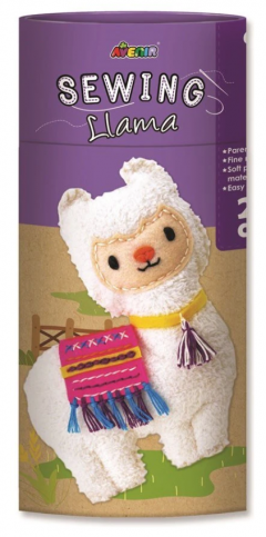 Set educativ de cusut prima mea papusa - Lama