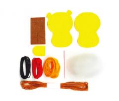 Set creativ de cusut - Decoratiune Topper pentru creion - Leu 