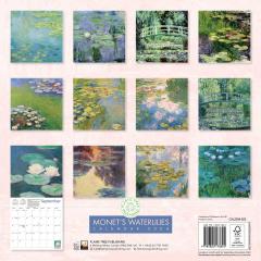 Calendar 2024 - Monet's Waterlilies Wall Calendar