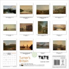 Calendar 2024 - Tate: Turner's Britain Wall Calendar