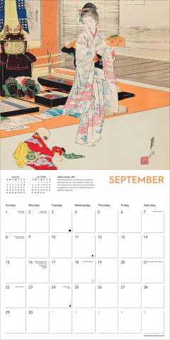 Calendar 2024 - Ashmolean Museum: Japanese Art by Ogata Gekko 