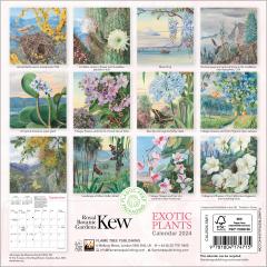 Calendar 2024 - Kew Gardens: Exotic Plants by Marianne North - Mini