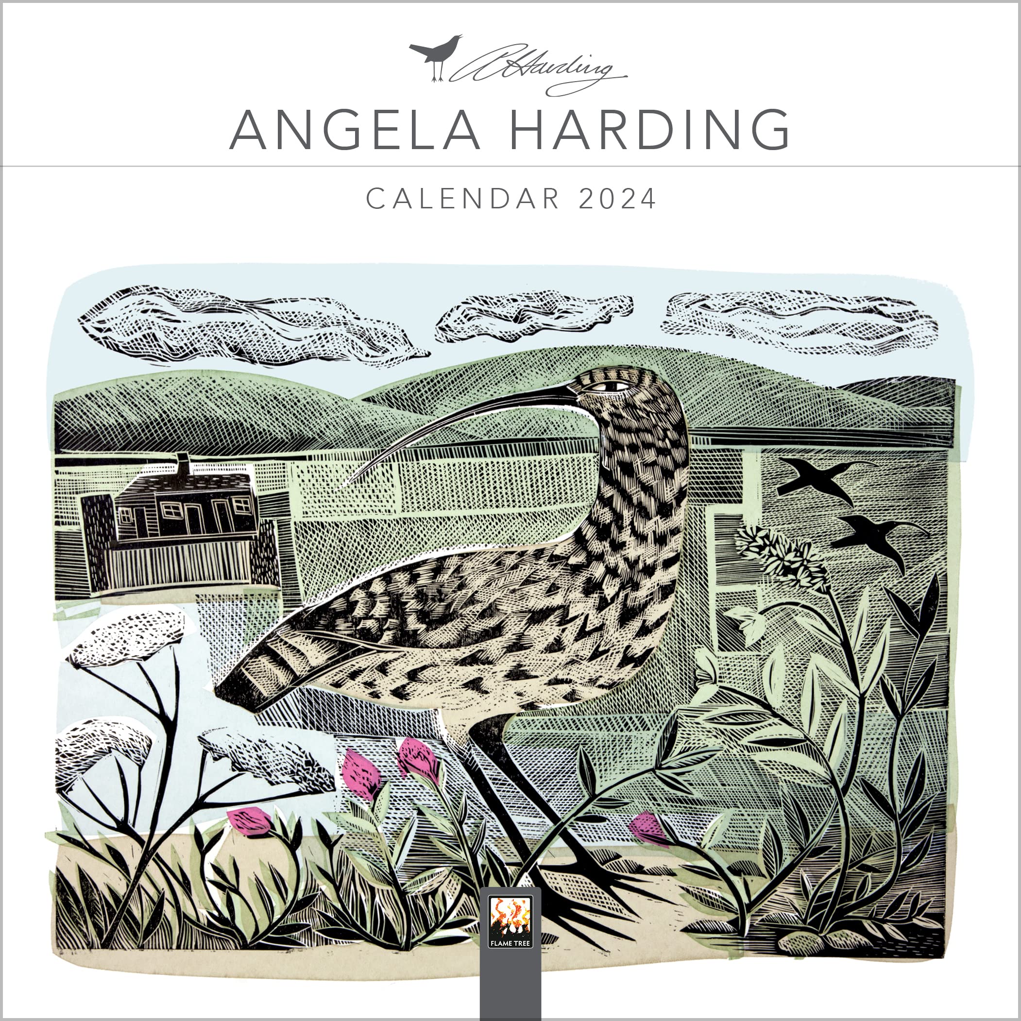 Calendar 2024 Angela Harding Mini Flame Tree Studio