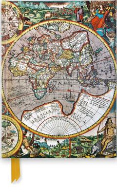 Coperta cărții Jurnal Pieter Van Den Keere: Antique Map of the World