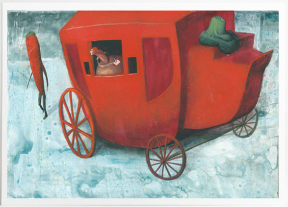 Carte postala - Caleasca - Irina Dobrescu