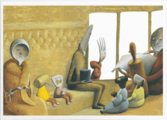 Carte postala - Cutit si furculita