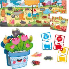 Puzzle educativ - Baby Logic 3D - In gradina