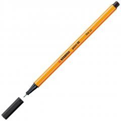 Liner - Fineliner Stabilo Point 88 0.4mm - Negru