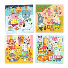 Set creativ de autocolante - Buline colorate