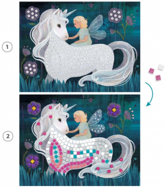 Set mozaic - Unicornul fermecat