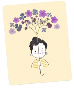 Joc creativ - Decoratii din flori naturale