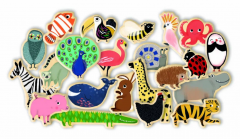 Joc magnetic cu animale - Magnimo