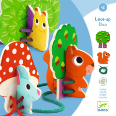 Joc cu siret - Lace-up Duo - Djeco