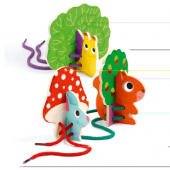 Joc cu siret - Lace-up Duo - Djeco