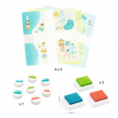 Joc creativ cu stampile - Trafic