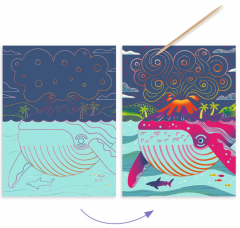 Joc creativ de razuit - Fauna marina