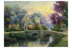 Puzzle 3000 piese - Thomas Kinkade - Lamplight Manor