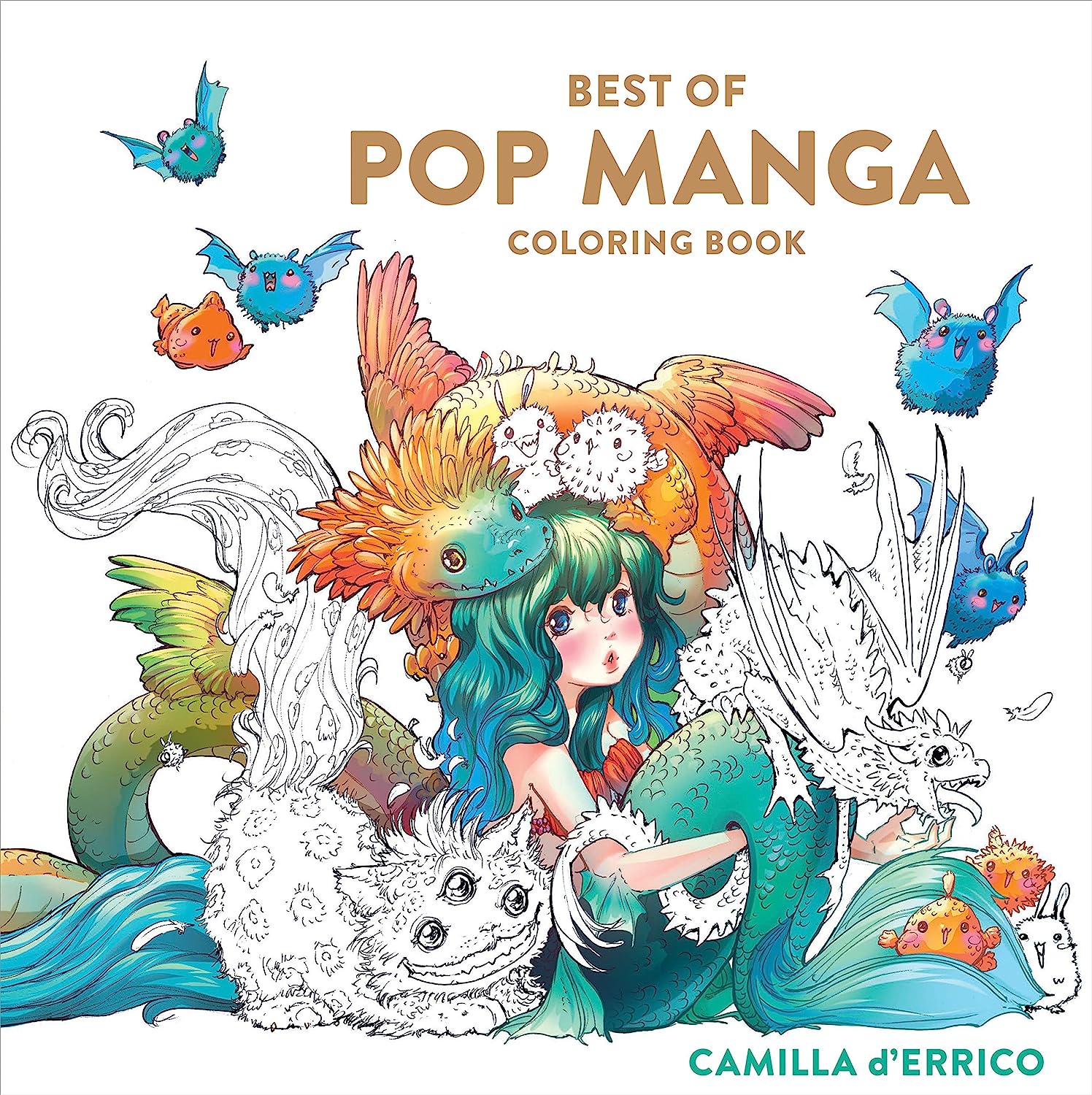 Best of Pop Manga Coloring Book Camilla d’Errico