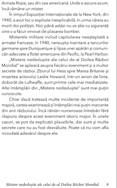 Mistere nedeslusite ale celui de-al Doilea Razboi Mondial