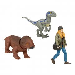 Set 3 figurine - Jurassic World Dominion - Maisie & Velociraptor "Beta"