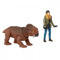 Set 3 figurine - Jurassic World Dominion - Maisie & Velociraptor "Beta"