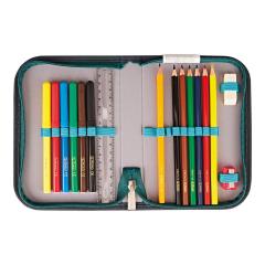 Ghiozdan echipat - Loop Plus - Green Rex