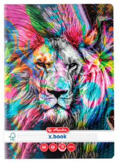 Caiet A4 - 60 file dictando - Color animals - mai multe modele