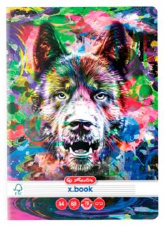 Caiet A4 - 60 file dictando - Color animals - mai multe modele