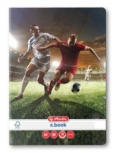 Caiet Herlitz A4 80 file Dictando - Fotbal - Modele diferite