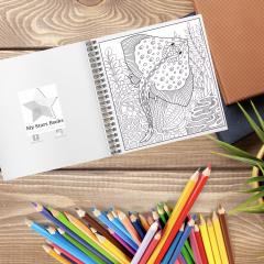 50 Mandale. Carte de colorat pentru adulti - Animale marine