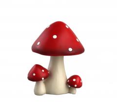 Obiect decorativ - Mushroom Red/White