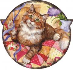 Suport pentru farfurie - Window Color Box Meow - mai multe modele