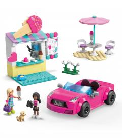 Set de joaca - Barbie - Masina decapotabila si stand de inghetata