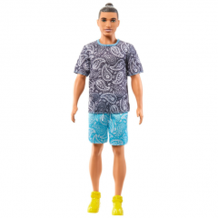 Papusa - Barbie - Baiat fashionistas saten cu tricou