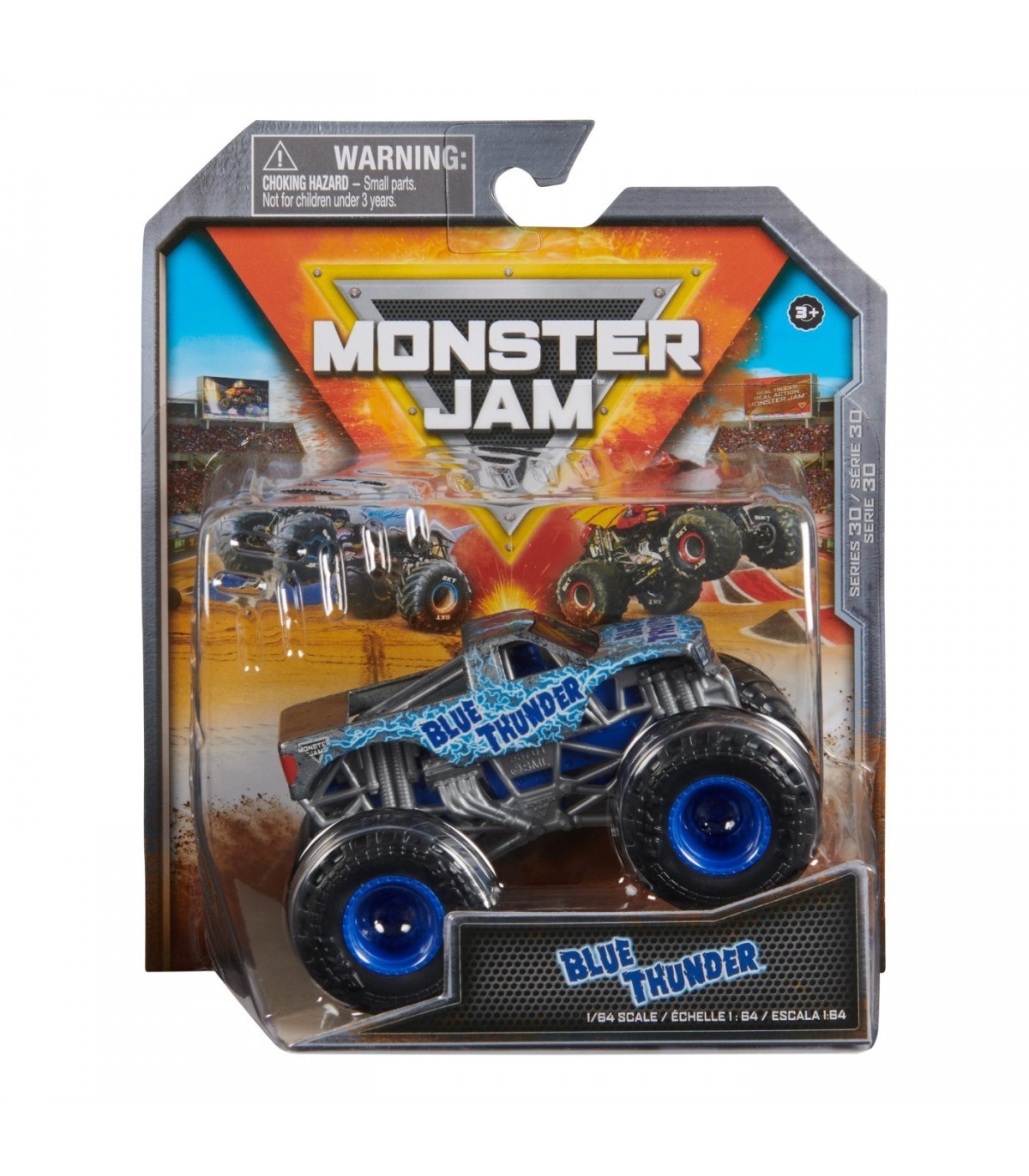 Hot wheels monster hot sale jam blue thunder