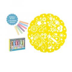 Creta colorata - Outdoor Mandala - 6 bucati