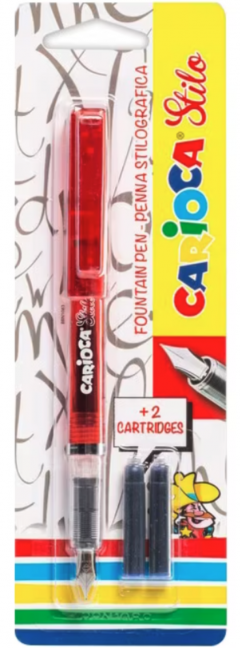 Stilou cu 2 rezerve - Carioca - Blister